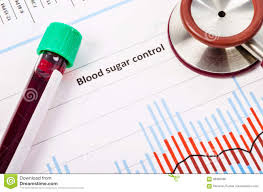 Blood Tube On Blood Sugar Control Chart Stock Photo Image