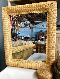 Even ones for the kids! Rectangular Mirror Wicker Frame Cobra Cane