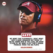 Alabama names starting quarterback for season opener