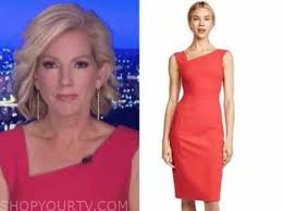 Shannon bream is an american journalist who has a net worth of $10 million. Fox News At Night September 2020 Shannon Bream S Red Asymmetric Neck Sheath Dress Shop Your Tv