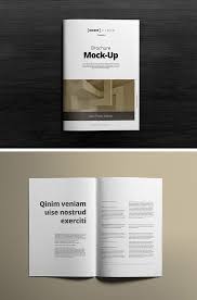 That's all your design is ready to go. Free A4 Brochure Mockups Free Psd Mockup Templates Mockup Hunt