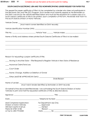 Child support commission begins work; Fillable Sd Eform 2222 V1 Electronic Lien And Title Nonparticipating Lender Request For Paper Title Printable Pdf Download
