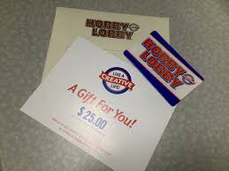 Every $500 dollars that you spend there gets you a $25 hobby lobby gift card. Hobby Lobby Gift Cards Up For Grabs