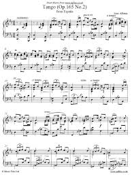 Albeniz Tango From Suite Espana For Piano Op 165 No 2 Classical Piano Music Piano Sheet Music Piano Sheet Music Free