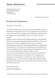 Bankkaufmann wird ein hohes maß an sorgfalt und genauigkeit von ihnen erwartet. Bewerbungsanschreiben Bankkaufmann Bankkauffrau Spirofrog