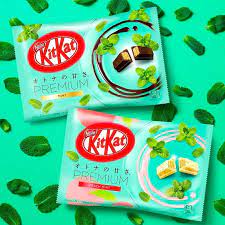 Kit Kat Premium Citrus Mint Limited Seasonal Special Edition 12 Pieces Made In Japan Takaski Com Kit Kat Japanese Green Tea Matcha Japanese Chocolate