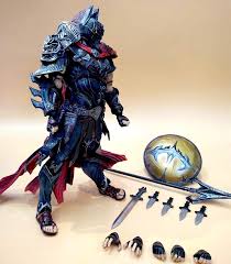 #vincent valentine #play arts kai #toy photography #dirge of cerberus #i can't get over how beautiful he is you guys. Comic Book Heroes Play Arts Kai Batman Timeless Sparta Dc Comics Pvc Collection Action Figure Toy Comic Book Heroes Action Figures