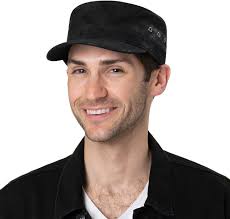 Stetson Raymore Pigskin Armycap Military Urban Leather Men's/Women's Summer  Cap One Size 55-61cm Spring/Summer Peaked Cap, Brown/Black : Amazon.com.be:  Fashion