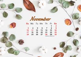 November 2019 Calendar Wallpaper Autum Dried Leaves Calendar Wallpaper Desktop Wallpaper Calendar November Wallpaper