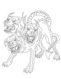 An adult coloring book with powerful greek gods, beautiful greek goddesses, mythological creatures, and the legendary heroes of ancient greece (fantasy coloring books for adults) summer, jade on amazon.com. Cerberus Coloring Pages Free Printable Coloring Pages For Kids