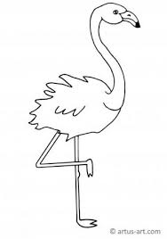 Flamingo Herz Gratis Ausdrucken Ausmalen Artus Art
