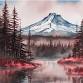 Sip + Paint: Mount Hood in Watercolor event in North Bend, WA