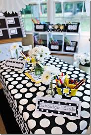 Black And White Classroom Decorating Ideas Classroom Decorating Ideas Makes Me Miss Teaching Almost Polka Dot Classroom Polka Dot Classroom Theme Bee Classroom