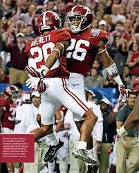 Dbs Anthony Averett 28 Marlon Humphrey Celebrate A Play In The 2016 Peach Bowl Vs Washingt Alabama Football Roll Tide Alabama Football Alabama Crimson Tide