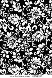 Black And White Floral Pattern Wallpaper Stock Images Similar To Id 111238085 Abstract Beautiful Black Vintage Poster Design Wallpaper Abstract