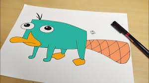 How to draw Perry the platypus || Phineas and Ferb || Step by step - YouTube