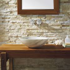 This oval wash basin, made of natural river stone, will make a stylish addition to any bathroom or washroom. Thia Natural Stone Vessel Sink Vst 2107 Bas Bathroom Sinks Virtu Usa