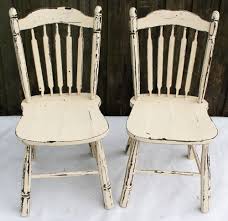 Pair Distressed Chalk Paint Shabby Cottage Rustic Wood Cattail Arrow Back Chairs Romanticshabby Rusticchair Shabby Cottage Cottage Chairs Shabby Chic Chairs