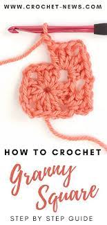 How To Crochet Granny Squares For Beginners Step By Step Guide Crochet News Crochet Granny Square Beginner Granny Square Crochet Granny Square Crochet Pattern