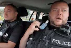 Watch as Nottinghamshire Police officers hunt down a wanted man