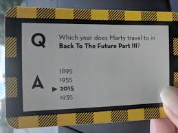 Back to the future part ii is a 1989 american science fiction film directed by robert zemeckis and written by bob gale.it is the sequel to the 1985 film back to the future and the second installment in the back to the future franchise.the film stars michael j. Found This In A Movie Trivia Game Backtothefuture