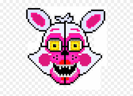 Free printable fnaf sister location coloring pages for kids that you can print out and color. Fnaf Sister Location Accurate Funtime Foxy Funtime Foxy Pixel Art Clipart 4844584 Pikpng