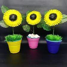 Membuat bunga dari sedotan adalah salah satu hal yang bisa dikreasikan dari sedotan. Bunga Matahari Sedotan Dan Pot 8 Cm Shopee Indonesia