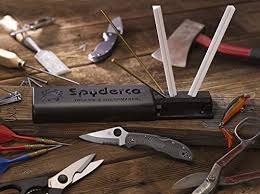 For chisels and plane blades, you still need a flat. Spyderco Tri Angle Sharpmaker Professional Knife Sharpener Set For Kitchen Knives And Pocket Knife Blade Repair And Finishing Includes Safety Rods Instructional Dvd Alumina Ceramic Stones 204mf Pricepulse