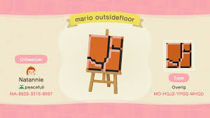 Players can now craft their own. Acnh Mario Designs Best Mario Path Floor Cloth Custom Designs In Animal Crossing