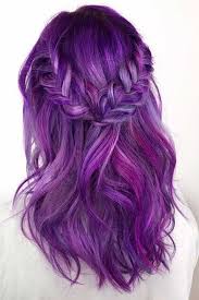 Purple Hair Is Now A Huge Trend Among Chic Fashionistas And Celebrities Kesha And Katy Perry Ro Cool Hair Color Purple Hair Color Highlights Hair Color Purple