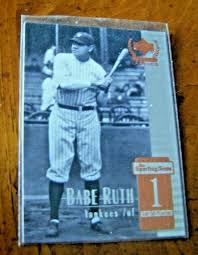 1999 Upper Deck Century Legends Sample Babe Ruth Card #1
