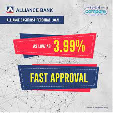 A personal loan or line of credit1 will provide you access to the money you need to consolidate debt, make home improvements, pay for unexpected expenses. Bolehcompare Alliance Cashfirst Personal Loan