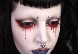 vire tears gothic makeup tutorial