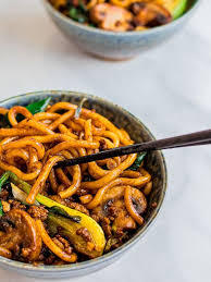 Recipes → 10 ingredients or less → chicken udon recipe. Yaki Udon Stir Fried Udon Noodles Drive Me Hungry