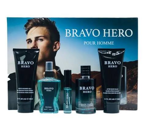 Bravo Hero For Him (5-Piece Gift Set)