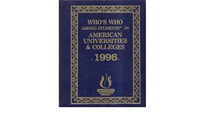 According to black feminist theory, the devaluation of us black women is rooted the institution of american. Who S Who Among Students In American Colleges Universities 1996 9789996465758 Amazon Com Books