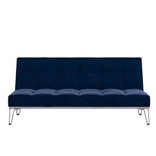 The simple and modern design of convertible sofa bed in brown vinyl will accentuate your living room by providing it with a fashionable look. Elle Convertible Sofa Bed And Couch Novogratz Target