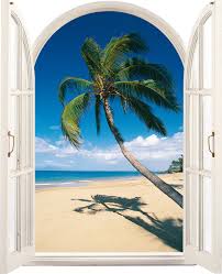 Sticker fenêtre trompe l'oeil venise 70x43cm f22. Stickers Fenetre Stickers Fenetre Trompe L Oeil Art Deco Stickers