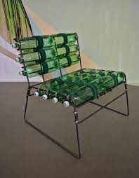 Attaching the vinyl to your plywood should take around 10 minutes, it's a straightforward process. Plastic Bottle Chair Recycled Furniture Design Handmade Chair Recycled Furniture