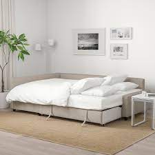 Friheten Hyllie Beige Corner Sofa Bed With Storage Ikea Bett Lagerung Sofa Bett Ecksofa