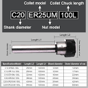 ER20 Router Collet Chuck Extension Rod Straight CNC Tool Holder ...