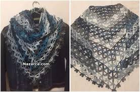 Batik Desenli Zincirli Tig Orgu Boyunluk Ve Omuz Sali Nazarca Com Batik Sal Orgu