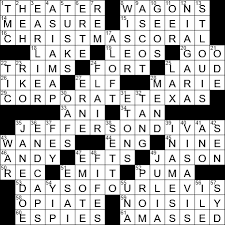 La Times Crossword 11 Sep 20 Friday Laxcrossword Com