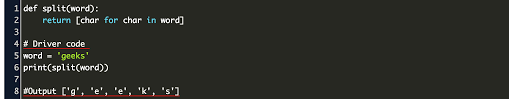 This pep does not make a. How To Split A Word Into Letters In Python Code Example