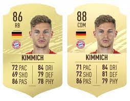 Kimmich has received a major update as well as his position has changed. Fifa 21 Ratings Fc Bayern Und Dortmund So Gut Sind Die Spieler