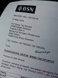 Info rasmi mengenai wtd di janm. Urusan Wang Tidak Dituntut Wtd My Story Board