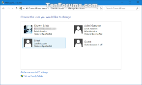 Windows 10 enable blank passqord. Remove Password Of Local Account In Windows 10 Tutorials