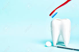 Oral Dental Hygiene Dental Mirror Near Healthy White Tooth Model Stock Photo Picture And Royalty Free Image Image 121172233