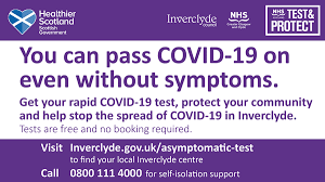 Check all of the details on the government's roadmap to ease restrictions on gov.uk, including Covid Briefings Inverclyde Council