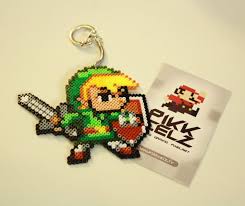 Pikkcelz Porte Cle Link The Legend Of Zelda Etsy Perles Hama Cadeaux Faits Main
